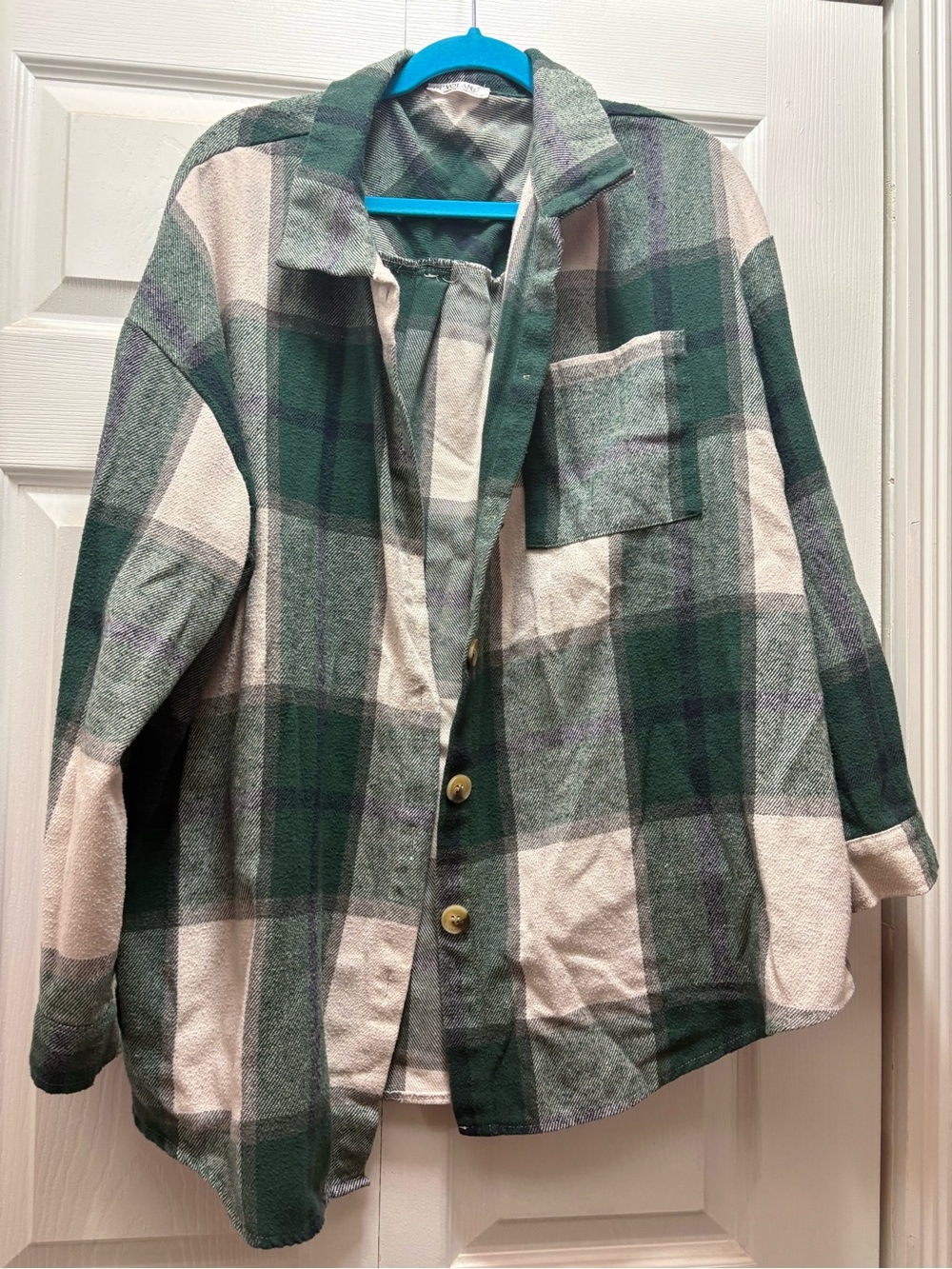 Plaid plus size Jacket